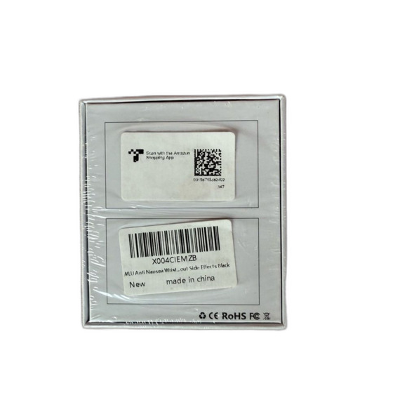 New in Sealed Box WLU Anti Nausea Wrist Band Black Anti Motion Sickness - Picture 3 of 4